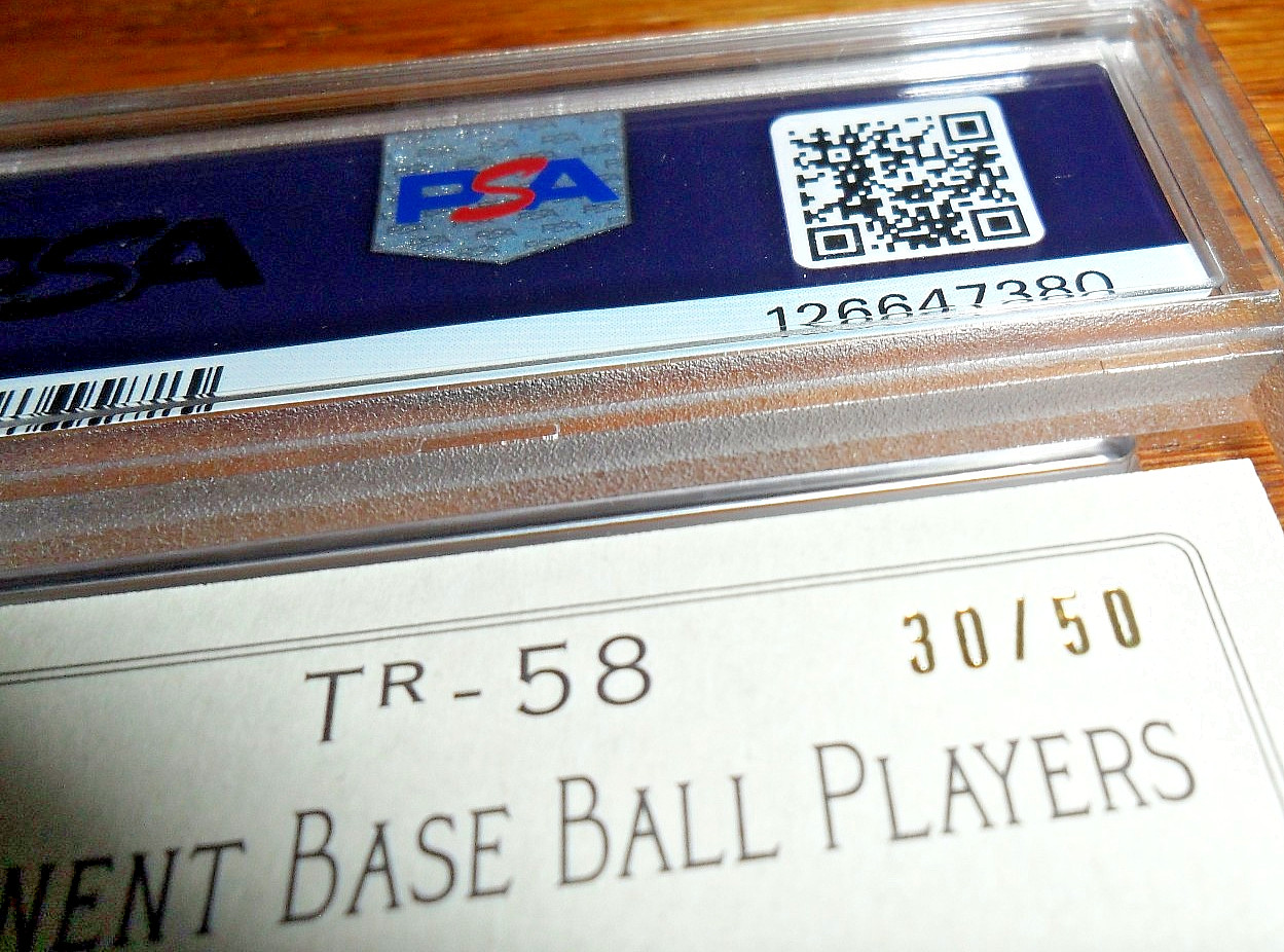 2020 Topps Turkey Red Blue #30/50 #TR58 BABE RUTH YANKEES PSA 10 GEM MINT POP 1 view 3