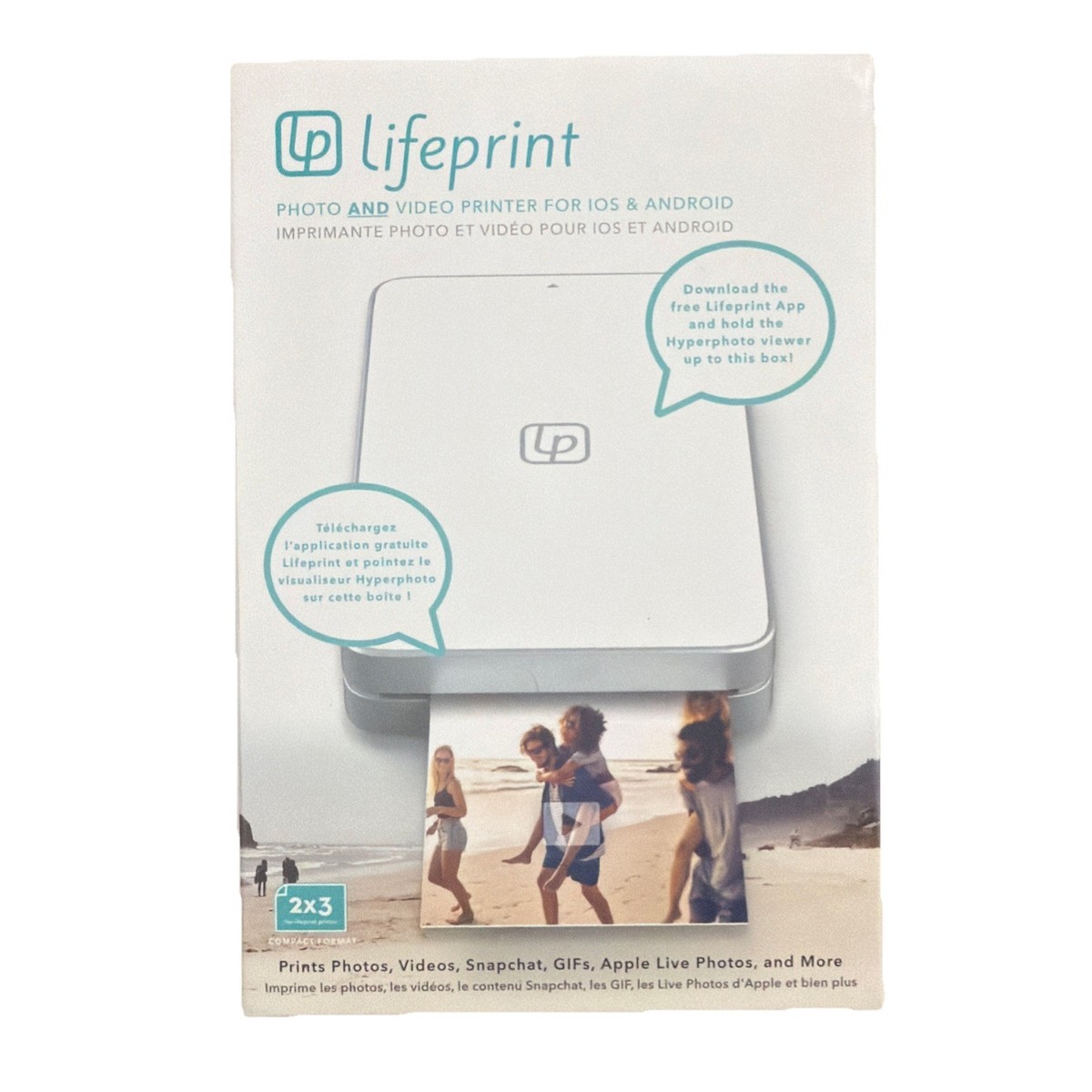 Lifeprint 2x3 Portable Photo And Video Printer For iPhone And