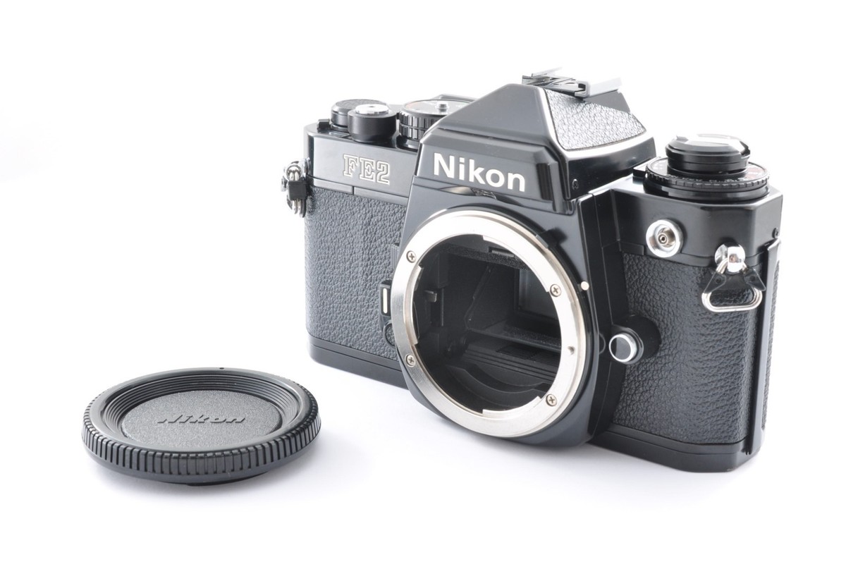 Nikon FE2 FE 2 35mm SLR Film Camera Black Body From Japan