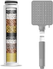 Shower Head Filter for Handheld 1 Pack Replacement Water Softener Filters  Hair