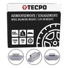 100x TECPO SCHLAGGEWICHTE für STAHLFELGEN 15g ZINK AUSWUCHTGEWICHT SCHLAGGEWICHT