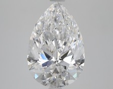 3.01 CT Certified GIA Pear Cut Natural Mined Diamond Loose D color IF clarity