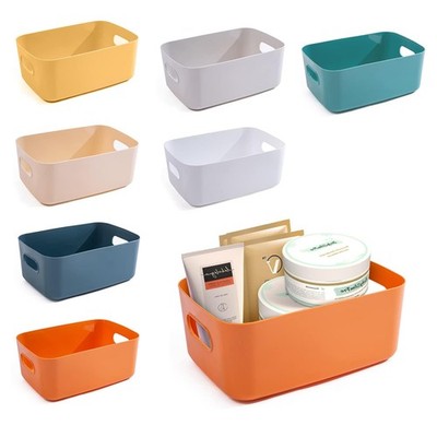 OWill 7 Pcs 2.1 L Plastic Storage Bins and Baskets for Efficient Home Classroom