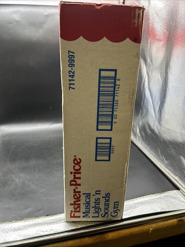 New VTG Fisher Price Musical Lights 'n Sounds Gym 1998 Baby Nursery Toy Sealed - Picture 13 of 13