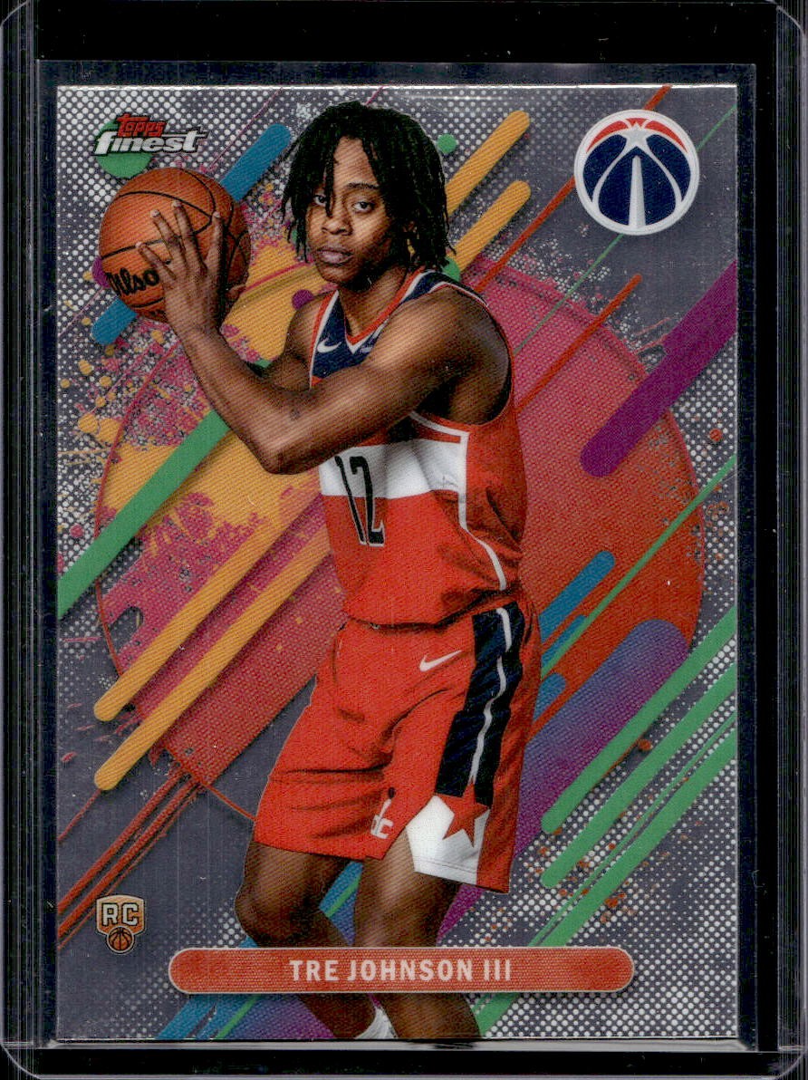 Tre Johnson III 2025-26 Topps Finest #206 Rookie Rare
