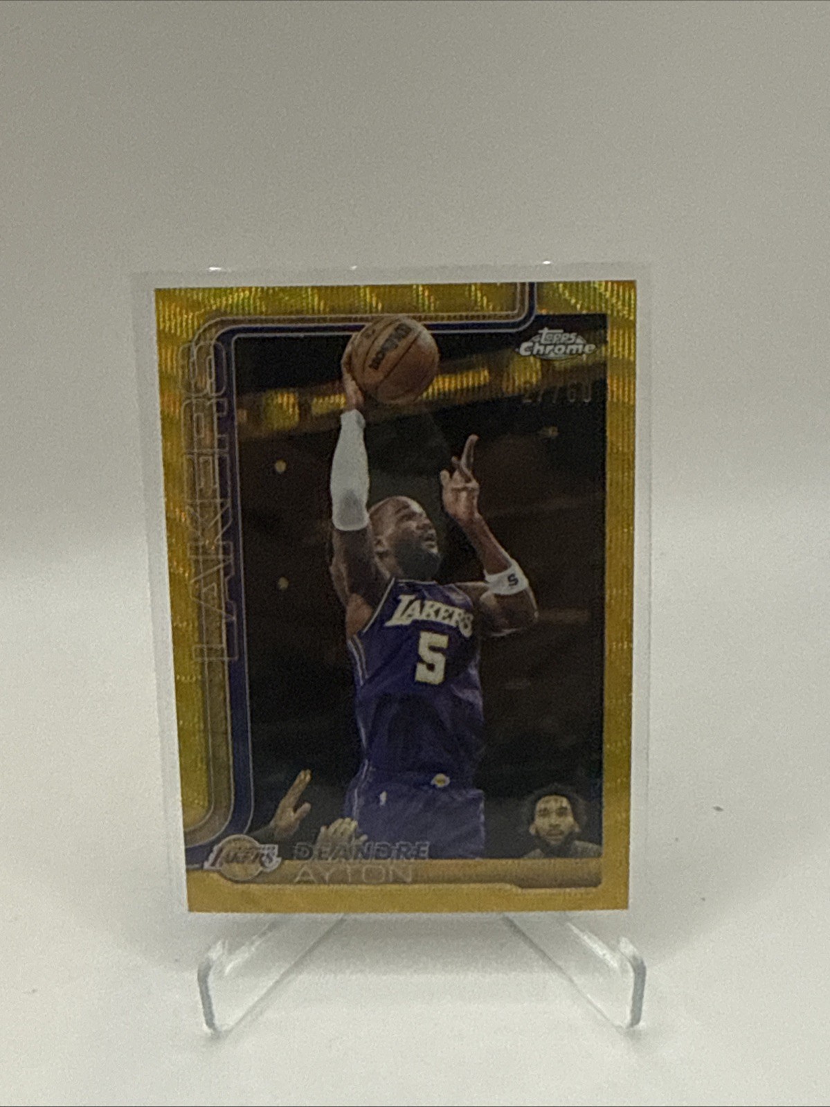 2026 Topps Chrome Update Deandre Ayton #104 Gold Basketball Refractor /50