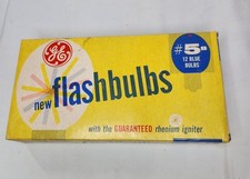 Vintage GE 5 and 5B Flashbulbs 12 PACKs 2  New Old Stock