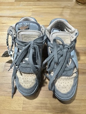 Off-White Mid Grey US 6 EU 39 Limited Collab Sneakers No Box