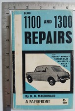 BLMC 1100 And 1300 Repairs By B C Macdonald Paperback Elliot Right way Books