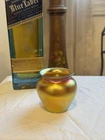 Antique STEUBEN AURENE Radiant Gold Art Glass Cabinet Floral Vase #2648 STUNNING