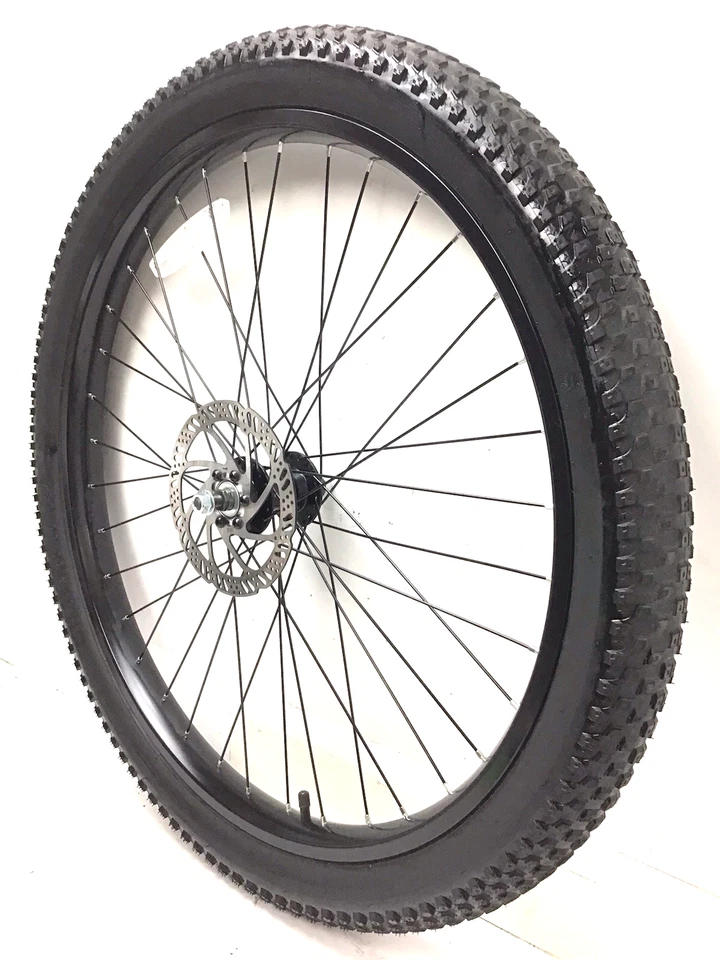 27,5" Fahrrad Vorderrad Disc Laufrad schwarz 2,60" Reifen Mountainbike, eBike 650B #K88