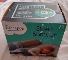 NEW IN BOX Hiccapop Bed Sleep Bumper 2-6 years 52" x 7" x 4.5" HP-BB1