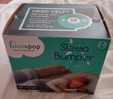 NEW IN BOX Hiccapop Bed Sleep Bumper 2-6 years 52" x 7" x 4.5" HP-BB1