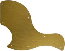 WD Custom Pickguard For Left Hand Gibson 2018 SG Junior #14 Simulated Brushed...