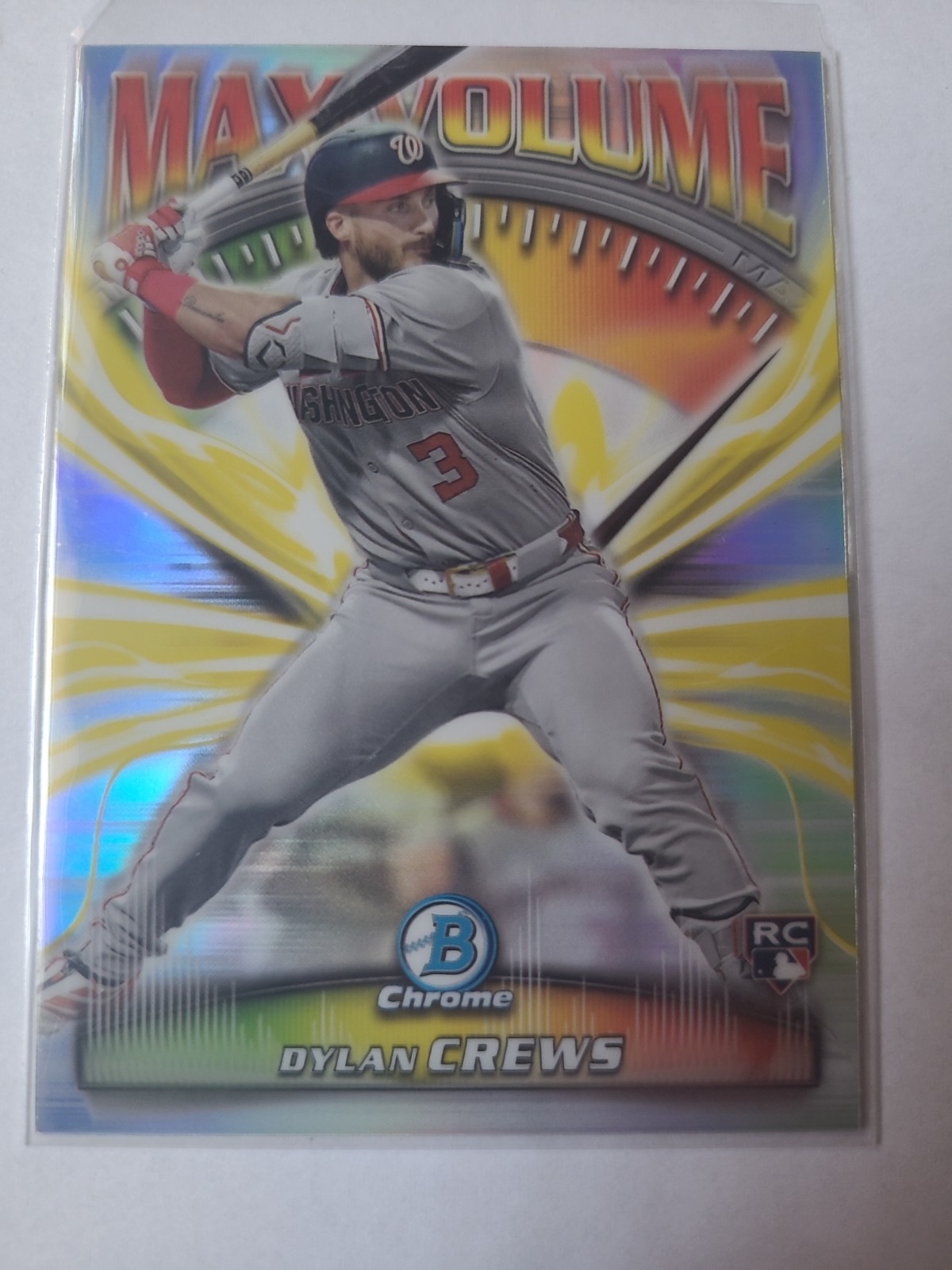 2025 Bowman Chrome - Max Volume Dylan Crews #MV-9 (RC)