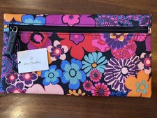 NWT Vera Bradley Lighten Up Pencil Case Floral Fiesta
