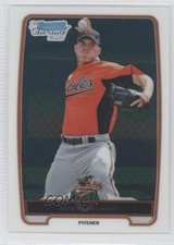 2012 Bowman Chrome Prospects Bobby Bundy (Glove Facing Body) #BCP198 0c4
