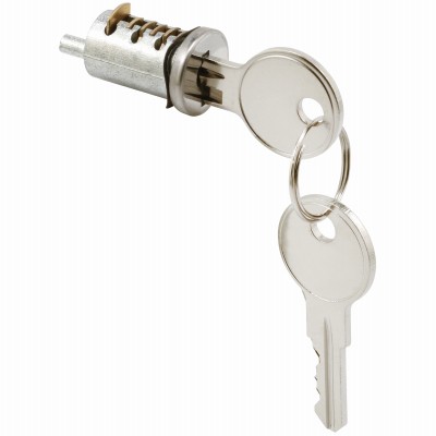6 Pack - Sliding Diecast Door Cylinder Lock, Wafer Type, 1 In. - E 2005