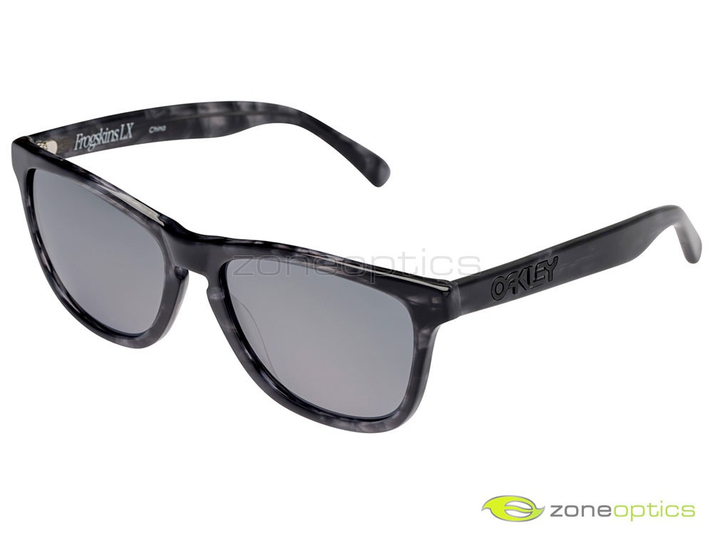 Oakley Frogskins LX Sunglasses OO2043-08 Dark Grey Tortoise/Black