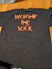 Vintage WWF WWE Mankind & Mr. Socko T‑Shirt – “Worship the Sock” – Attitude Era — photo 6