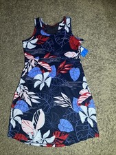 Women's Columbia Midway Bay Blue Omni-Freeze Tank Dress Size Large MSRP $55