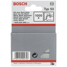 Bosch Accessories 1609200365 Agrafes fil fin Type 53 1000 pc(s) Dimensions (L x