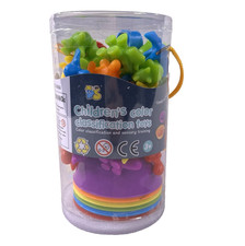 Colour Sorting Dinosaur Counting Toys Montessori Preschool Manipulative