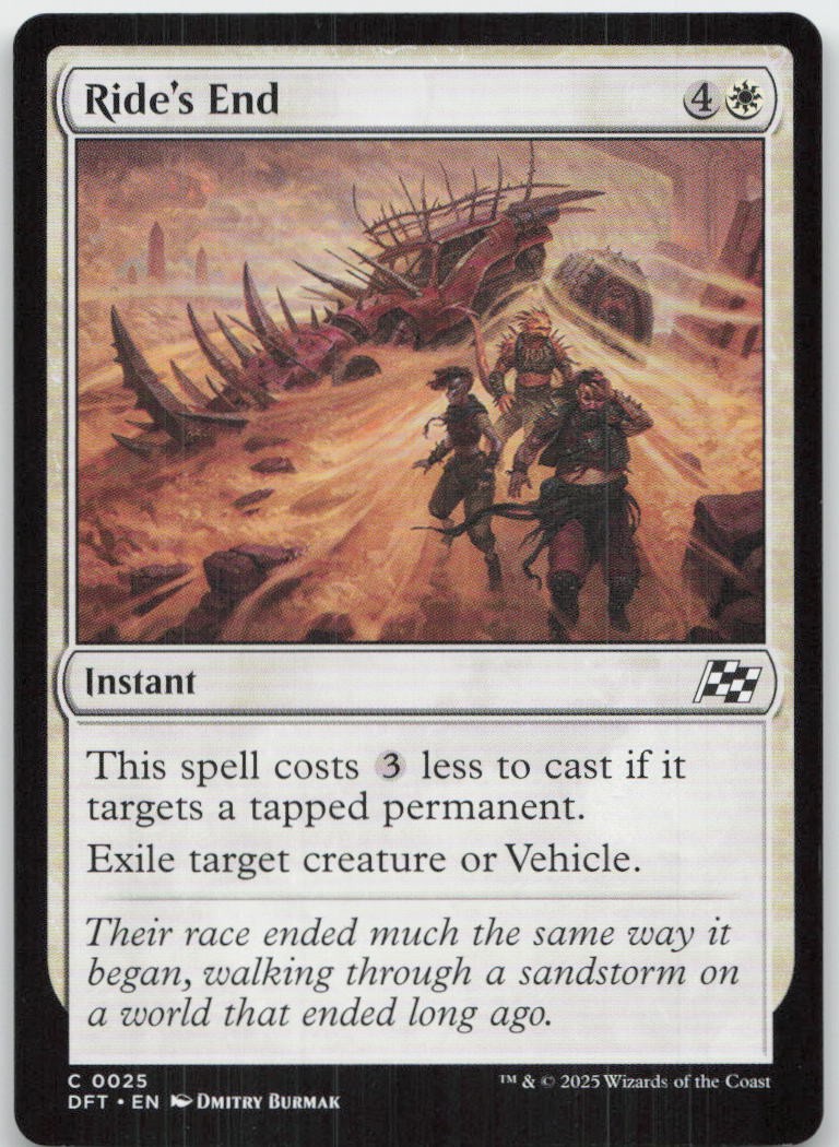 MTG : Ride's End Aetherdrift 25 : C