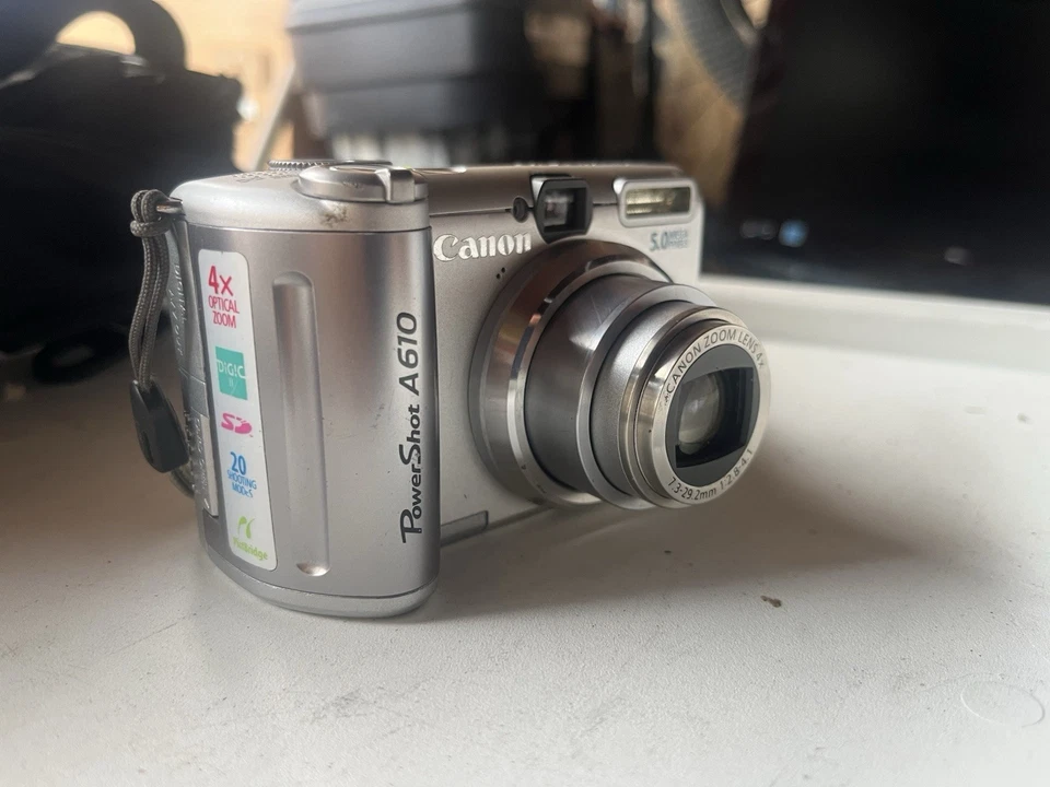 Canon PowerShot A610 5.0MP Digital Camera - Tested Works - Image 2 of 4