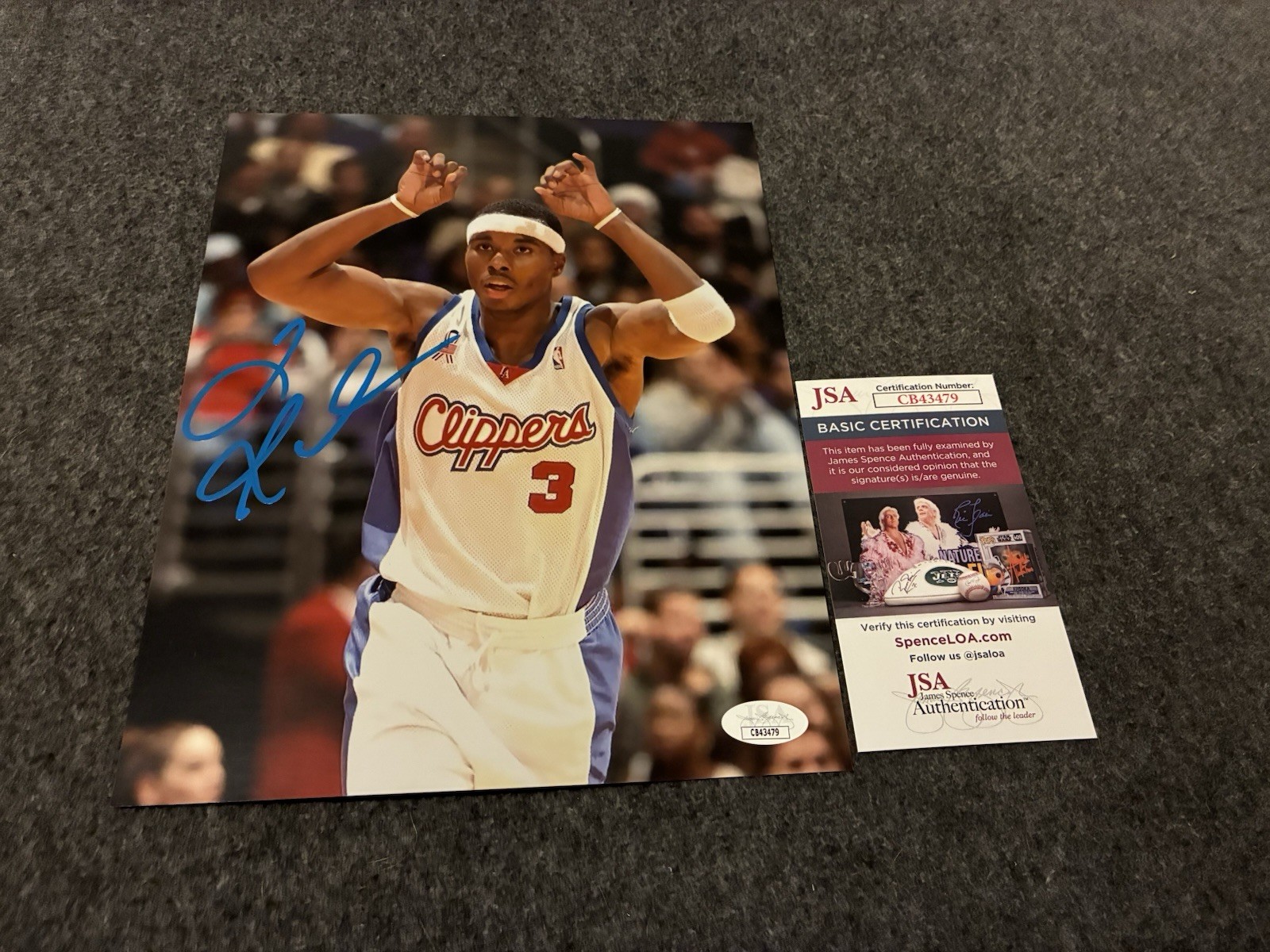 Quentin Richardson Autographed Signed Los Angeles Clippers 8x10 Photo Jsa 