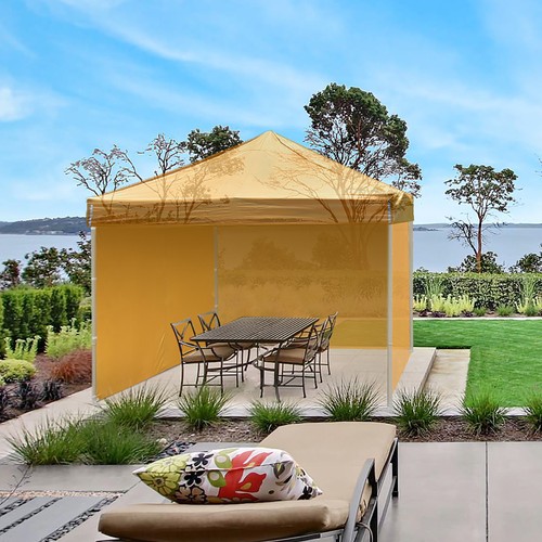 Pared lateral InstaHibit UV30+ se adapta a toldo de 10x10 pies picnic al aire libre 1 pieza patio trasero - Imagen 12 de 12