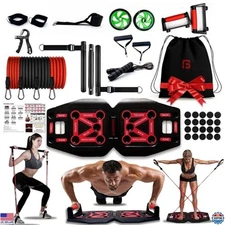 Push Up Board Fitness Kit - Home Gym Equipment for Total Body Workout