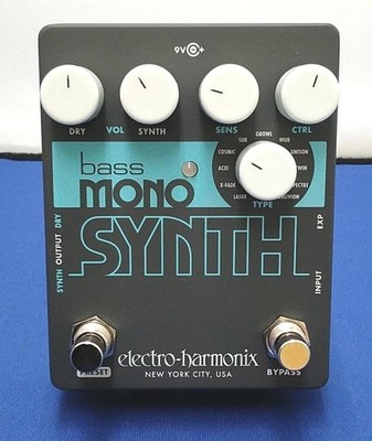 ELECTROHARMONIX Bass Mono Synth Pedal gebraucht authentisch voll funktionsfähig