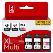 PG-243XL CL-244XL InkCartridge Replacement for Canon MG2525 MG2555 MG2550 MG2920
