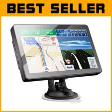 Professional Vehicle GPS with 9-Inch Screen, Free Lifetime Maps & Truck Routing