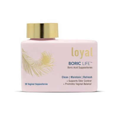 Loyal Boric Life - Acid Suppositories - 600mg - 30 Count (Pack of 1) 