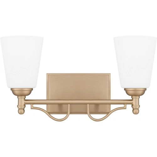 Bronze Gold Two Light Bath from the Esther Collection - Picture 2 of 5