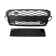 Wabengrill Breit Kühlergrill Schwarz für Audi A5 F5 Facelift ab 2019 nicht RS5