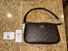 NWT Coach Nolita 19 In Signature Canvas CW426 Walnut/black
