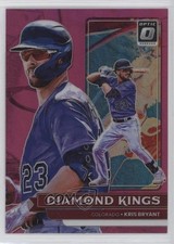 2022 Panini Donruss Optic Diamond Kings Pink Prizm Kris Bryant #29 0q3