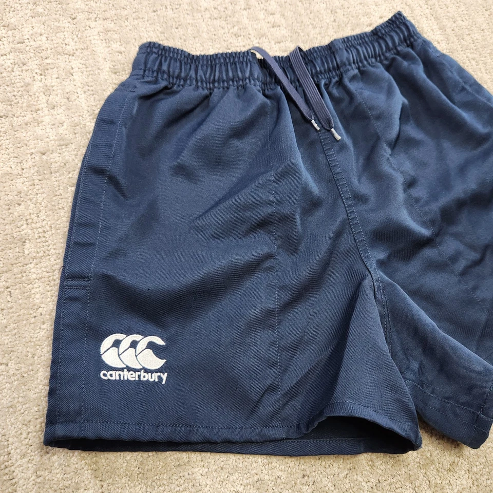 Canterbury Of New Zealand Shorts Men 32 Advantage Rugby 4" Blue Athletic Rugged  - Image 2 of 4
