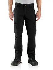Carhartt Men's Relaxed Straight Ripstop Double-Front Cargo Pant Black Color NEW