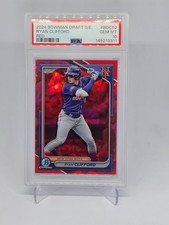 2024 Bowman Draft Sapphire Edition Ryan Clifford Red /5 PSA 10