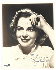 June Lockhart SIGNED Vintage Promo Photo JSA COA Autograph Lassie Lost In Space