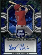 SONNY DICHIARA 2023 Panini Elite Extra Edition Hidden Gems Auto (RC) #HG-SDC