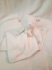 Lamb all white Security Blanket plush stuffed 2018 Carters Baby Pacifier holder