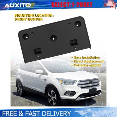 Fit 2017-19 Ford Escape Titanium License Plate Front Mount Bracket Holder 1-10X
