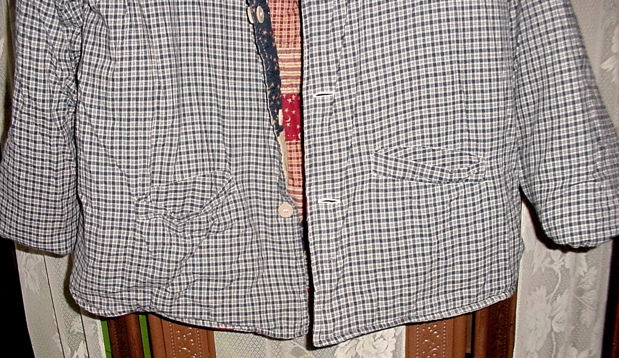 Vtg Patchwork Quilted Button Jacket Cottagecore B… - image 13