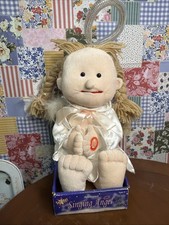 ALWAYS FUN ANIMATED ANGEL MOUTH & HEAD MOVES SINGS SILENT NIGHT PLUSH TOY DECOR