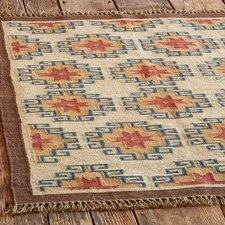 Rug Jute Wool Handmade Accent Vintage Kilim Carpet Living Room Hallway Area Rug